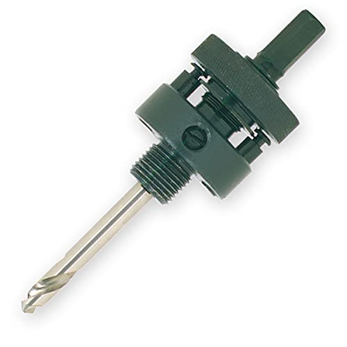 IVY Classic 28106 6H 3/8-Inch Hex Shank Hole Saw Arbor, Fits 1-1/4 through 6-Inch Hole Saws, 2 Locking Pins, 1/Card