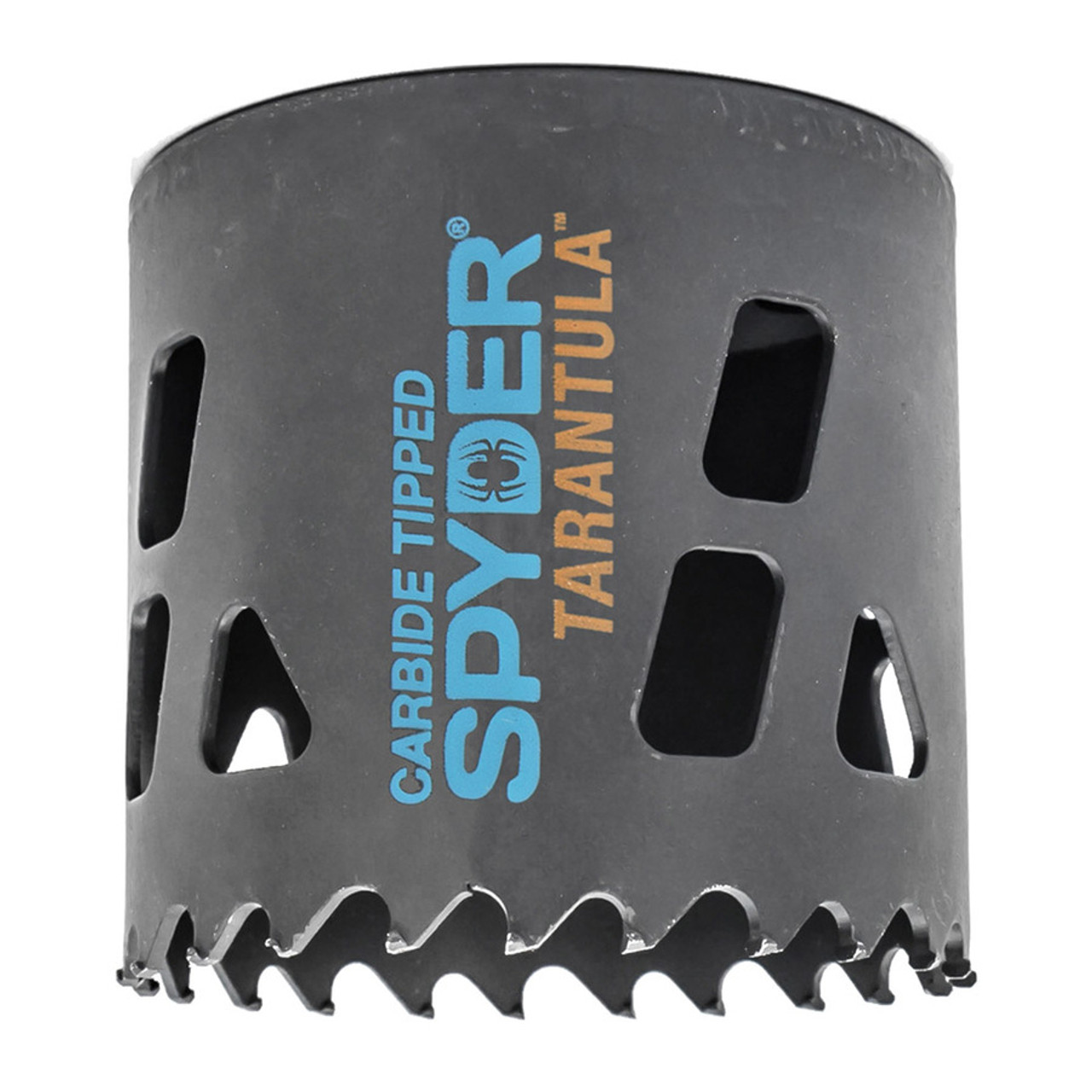 (600912) Spyder Tarantula 2 3/4" Inch 70mm Hole Saw Tungsten Carbide-Tipped Non-Arbored Hex 10 for Steel, Wood, Plastics + More