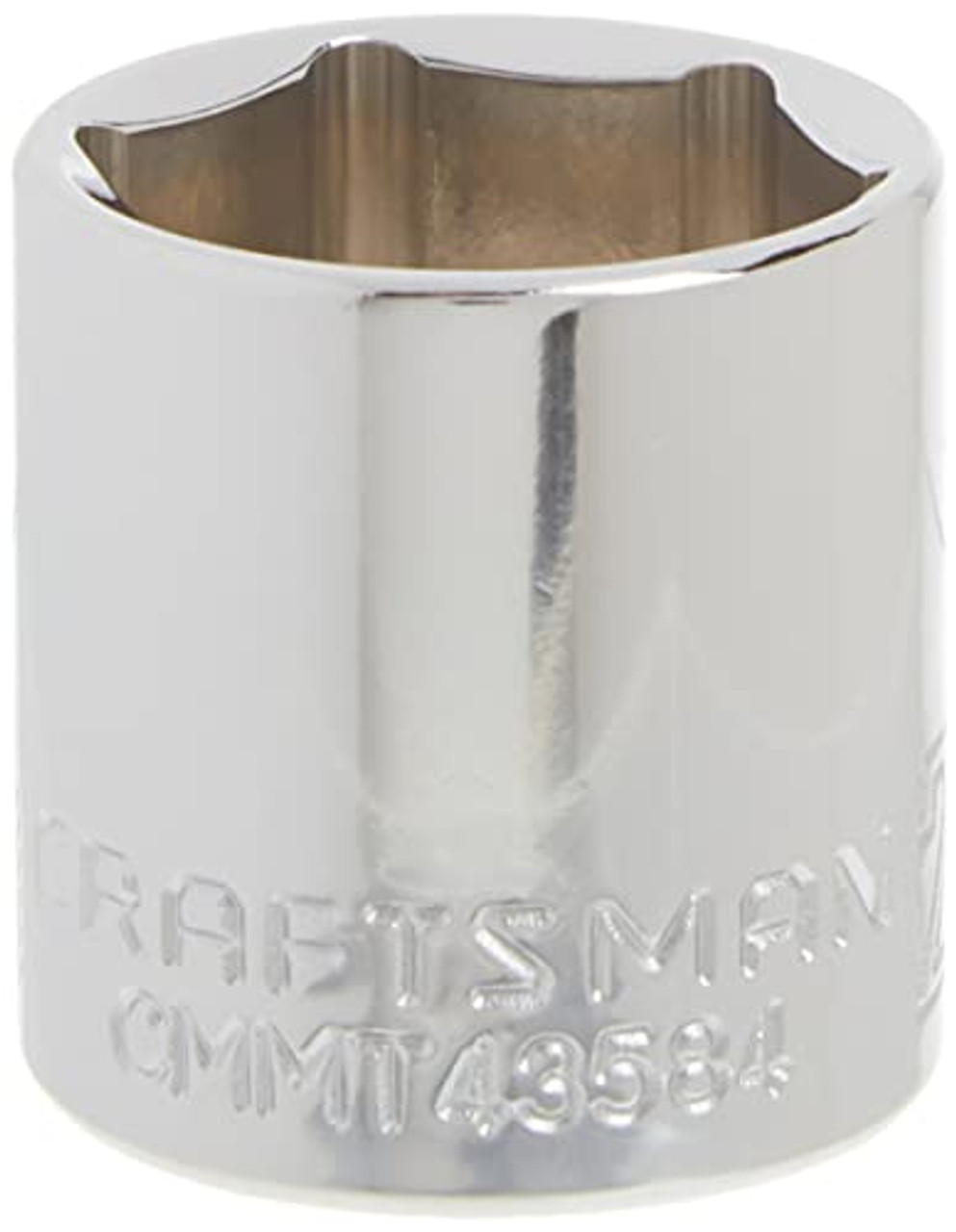 Craftsman CMMT43584 Shallow Socket, Metric, 3/8-Inch Drive, 21mm, 6-Point