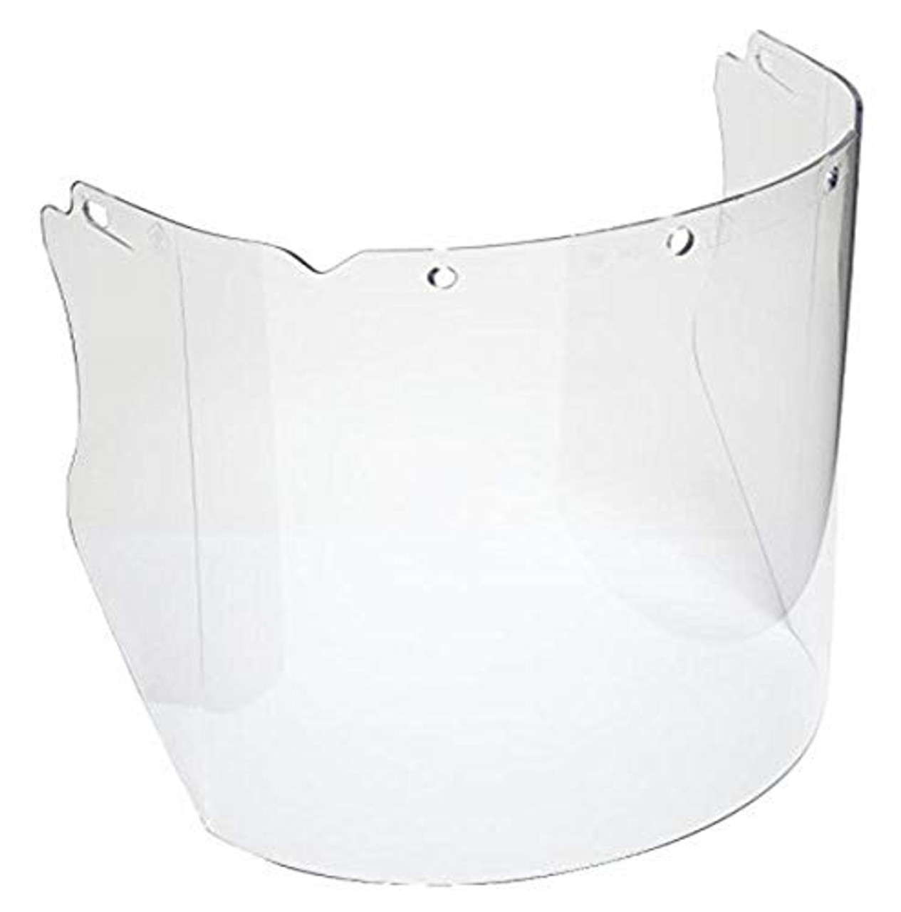 MSA 10115855 Safety Sales V-Gard 8"" X 17"" X .098"" Clear Propionate Faceshield