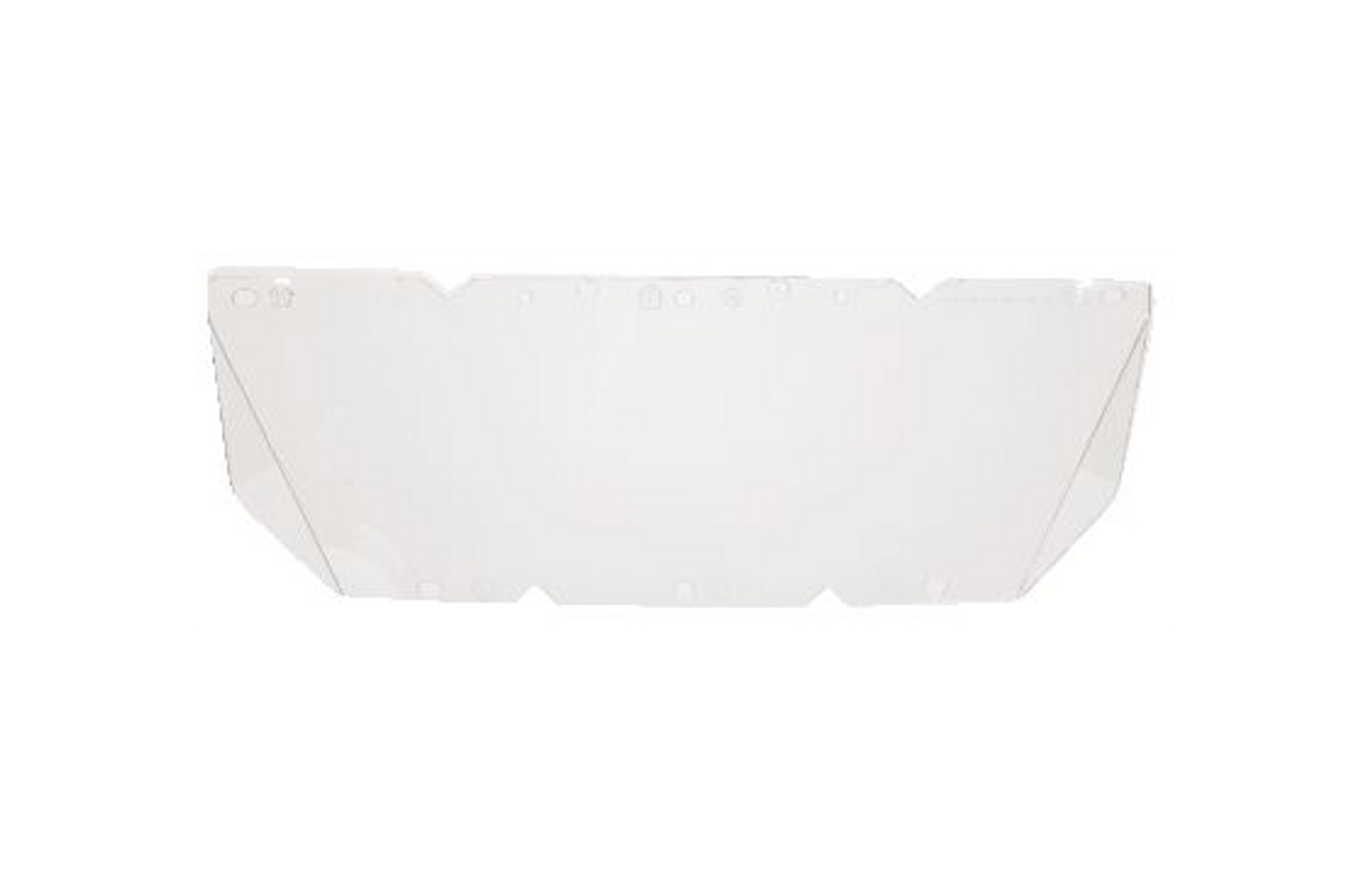 MSA 10144486 V-Gard Visor, Contoured, Clear PC (5"X17"X.04")