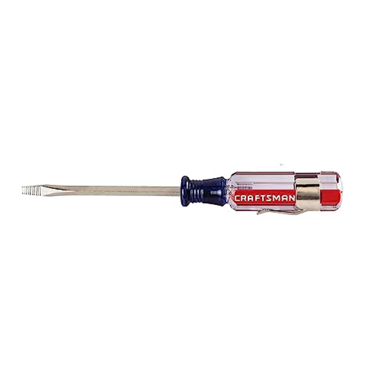 CRAFTSMAN Screwdriver, 1/8-in x 2-1/2 in Slotted, Acetate Handle (CMHT65017)