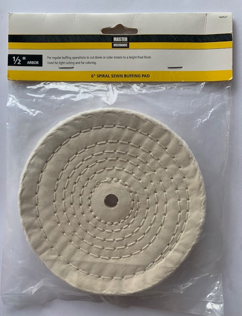 MASTER MECHANIC (160527) Spiral Sewn Buffing Pad, 6-in.