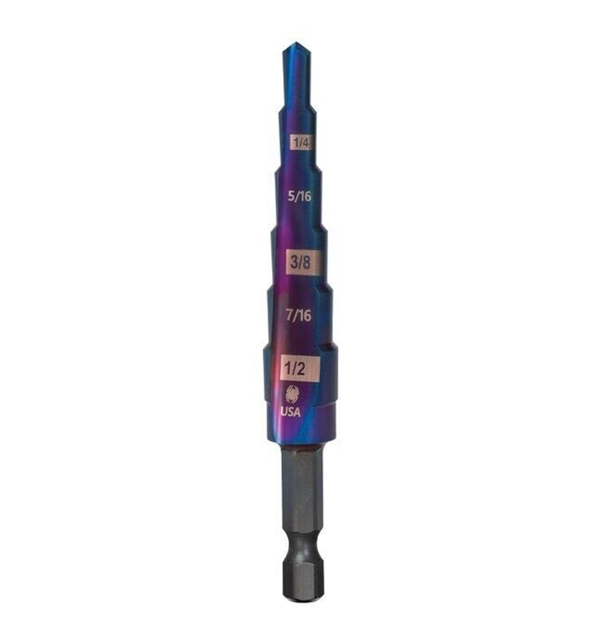 Spyder (19020) Mach-Blue 1/4-in 6 Step Drill Bit
