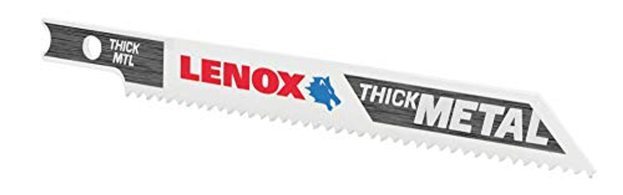 LENOX Tools 1991562 U-Shank Thick Metal Cutting Jig Saw Blade, 3 5/8" x 3/8" 14 TPI, 2 Pack