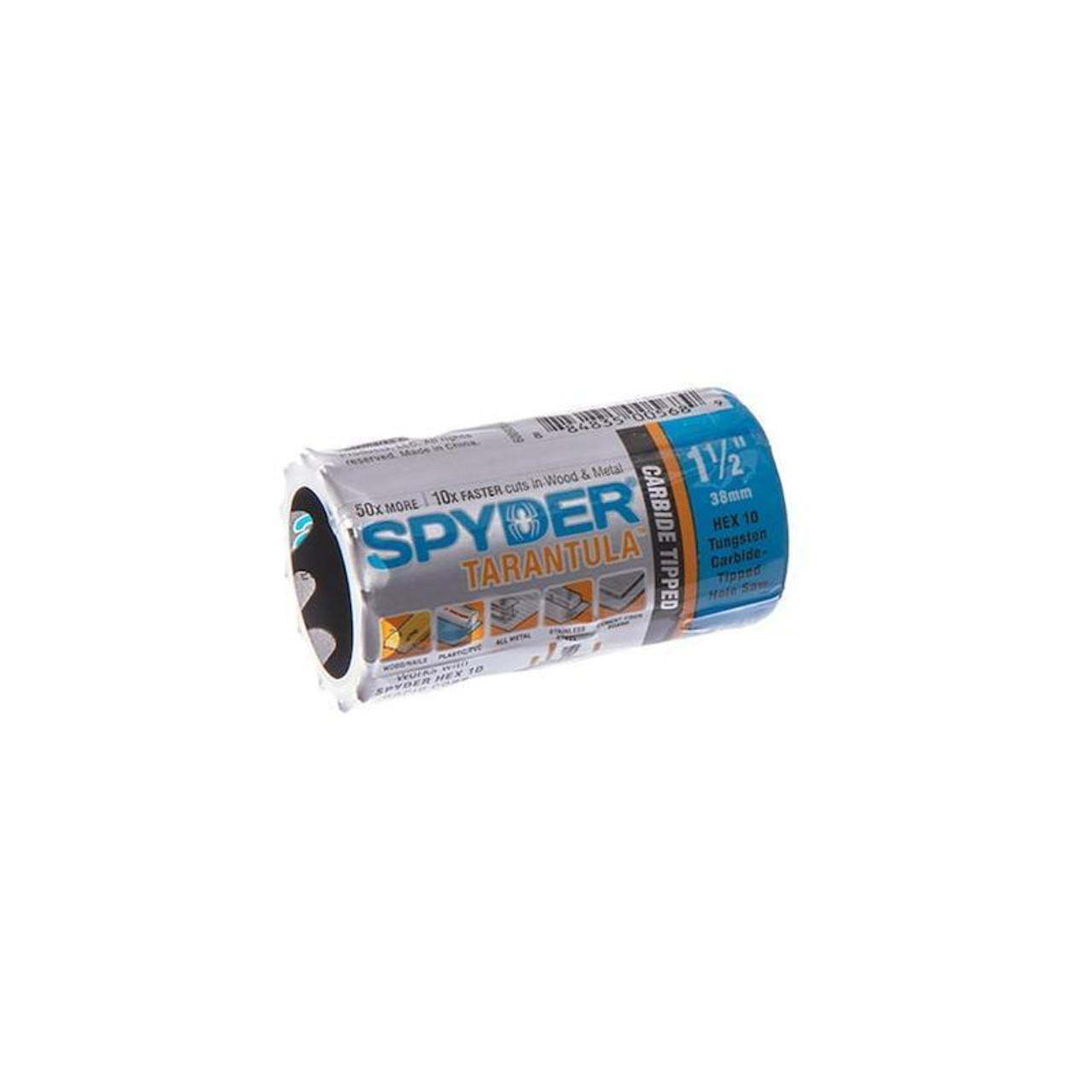 Spyder 600901 Tarantula 1-1/2" Carbide-Tipped Non-Arbored Hole Saw