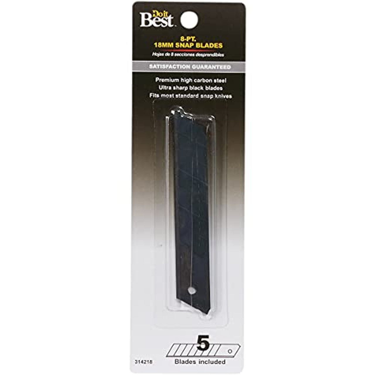 Do it Best 5-Blades 8 PT. 18MM Snap Replacement Blades