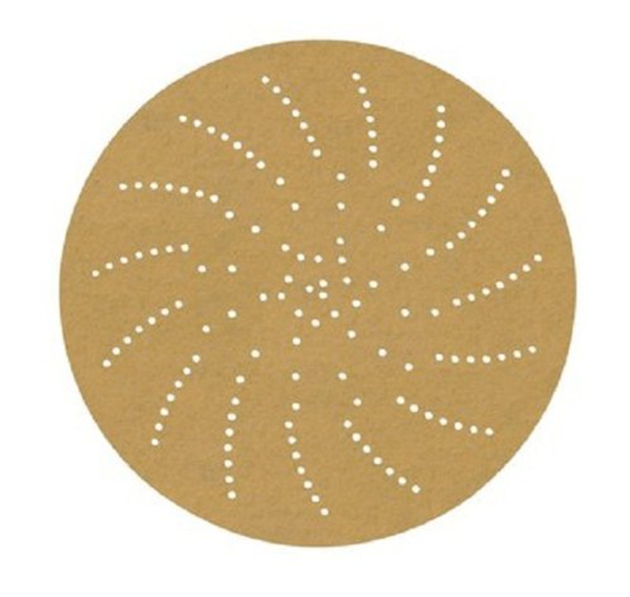 3M Clean Sanding Disc (50-Pk) 236U, 01697, C-Weight Paper, Hook and Loop Attachment, Aluminum Oxide, 5" Diameter, P180 Grit, Gold