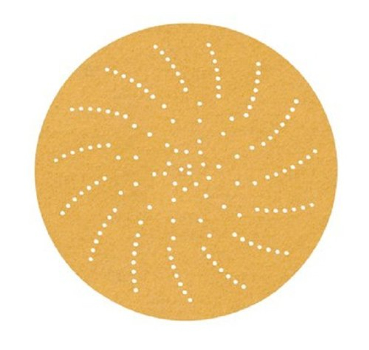 3M(TM) Clean Sanding Disc 236U, 01693, C-Weight Paper, Hook and Loop Attachment, Aluminum Oxide, 5" Diameter, P80 Grit, Gold (Pack of 50)