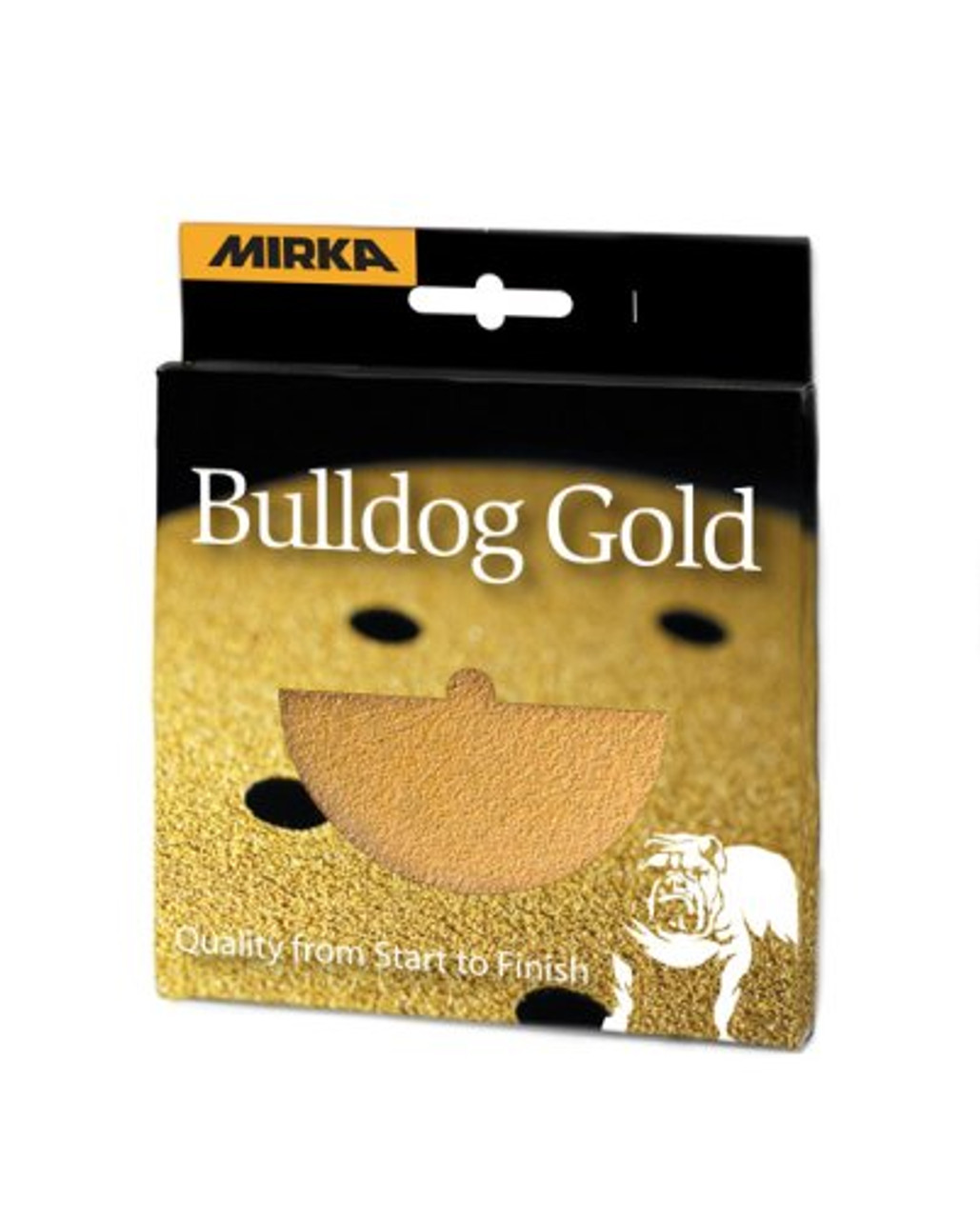 Mirka 23-615- 100RP 10 pieces 5" 8-hole grip Gold discs