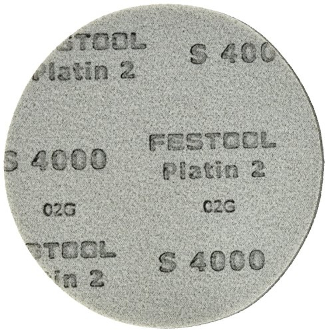 15-Pack 492372 Platin 2 S4000 Grit 6" (150mm) Diameter Sanding Discs