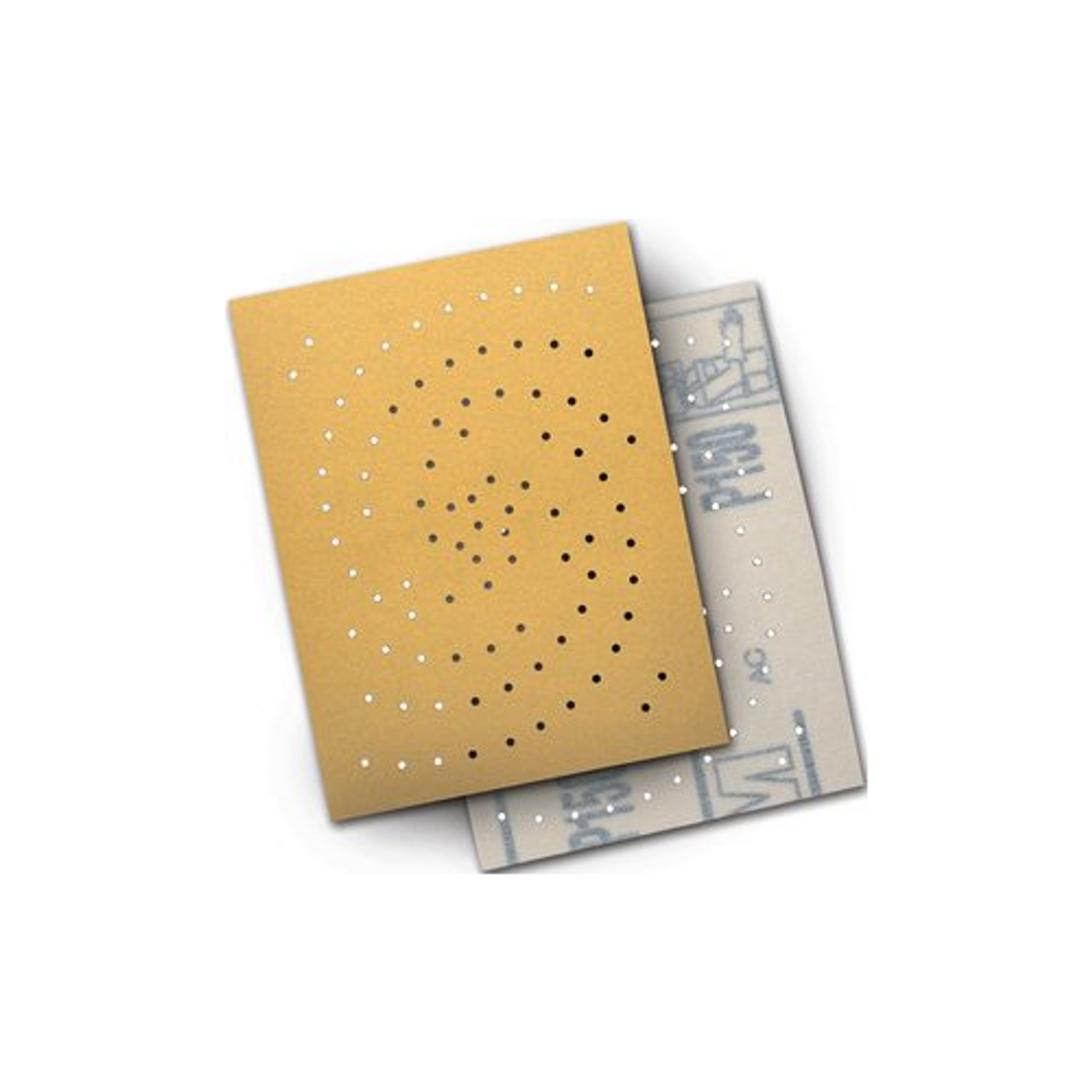 Box of 50 3M 236U Clean Sanding Sheets, Paper Backing, C Weight, Aluminum Oxide, 3" x 4" Length, P80 Grit