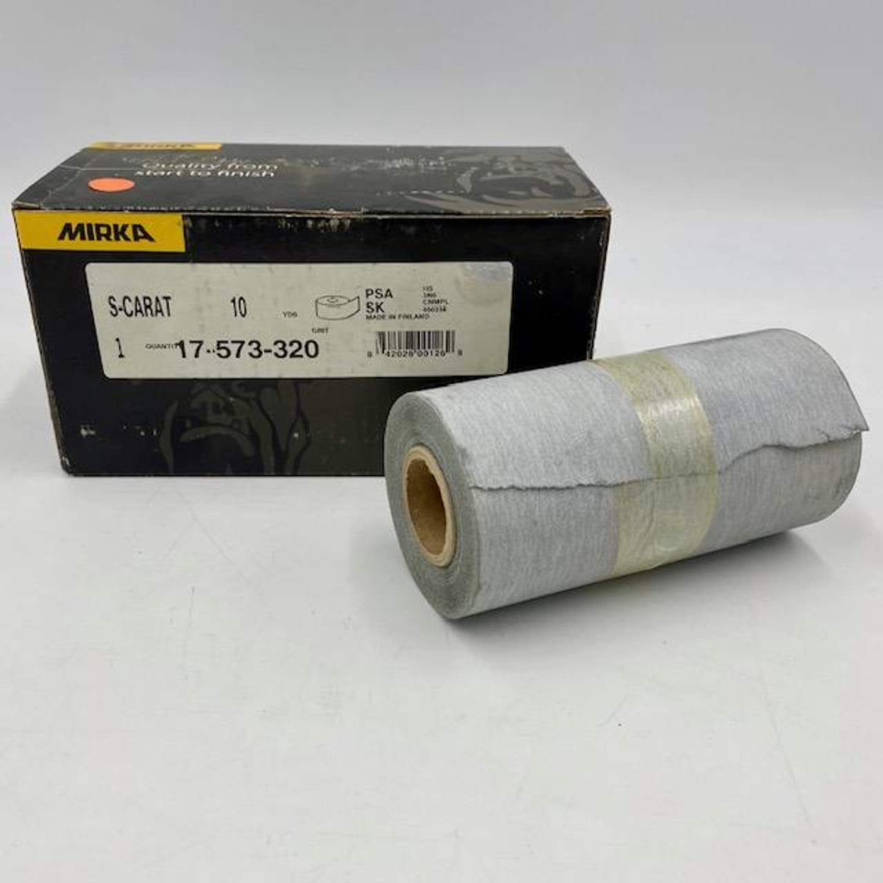 Mirka 17-573-320 S-Carat PSA SK 320 Grit Sheet Roll, 10 Yds