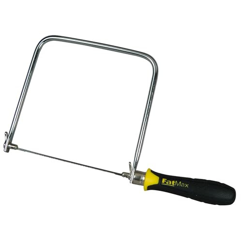 Stanley 15-106A 6-1/2in Coping Saw With 4 Blades