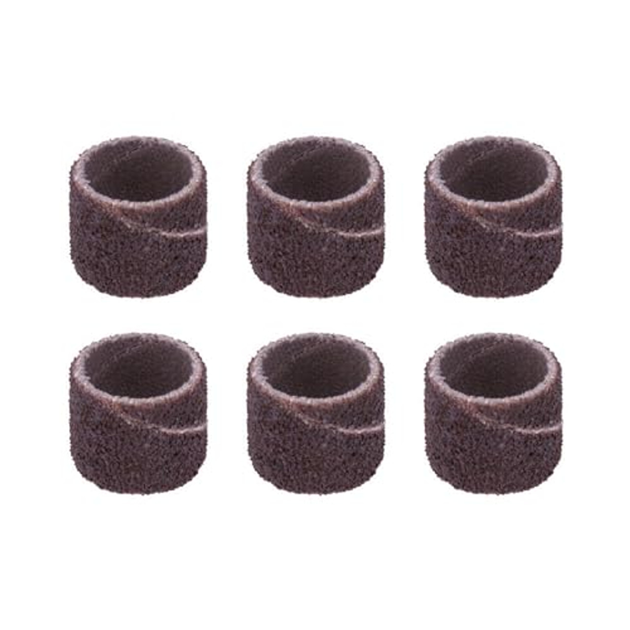 Dremel 408 – 1/2 Inch 60 Grit Rotary Tool Sanding Bands, 6 Count