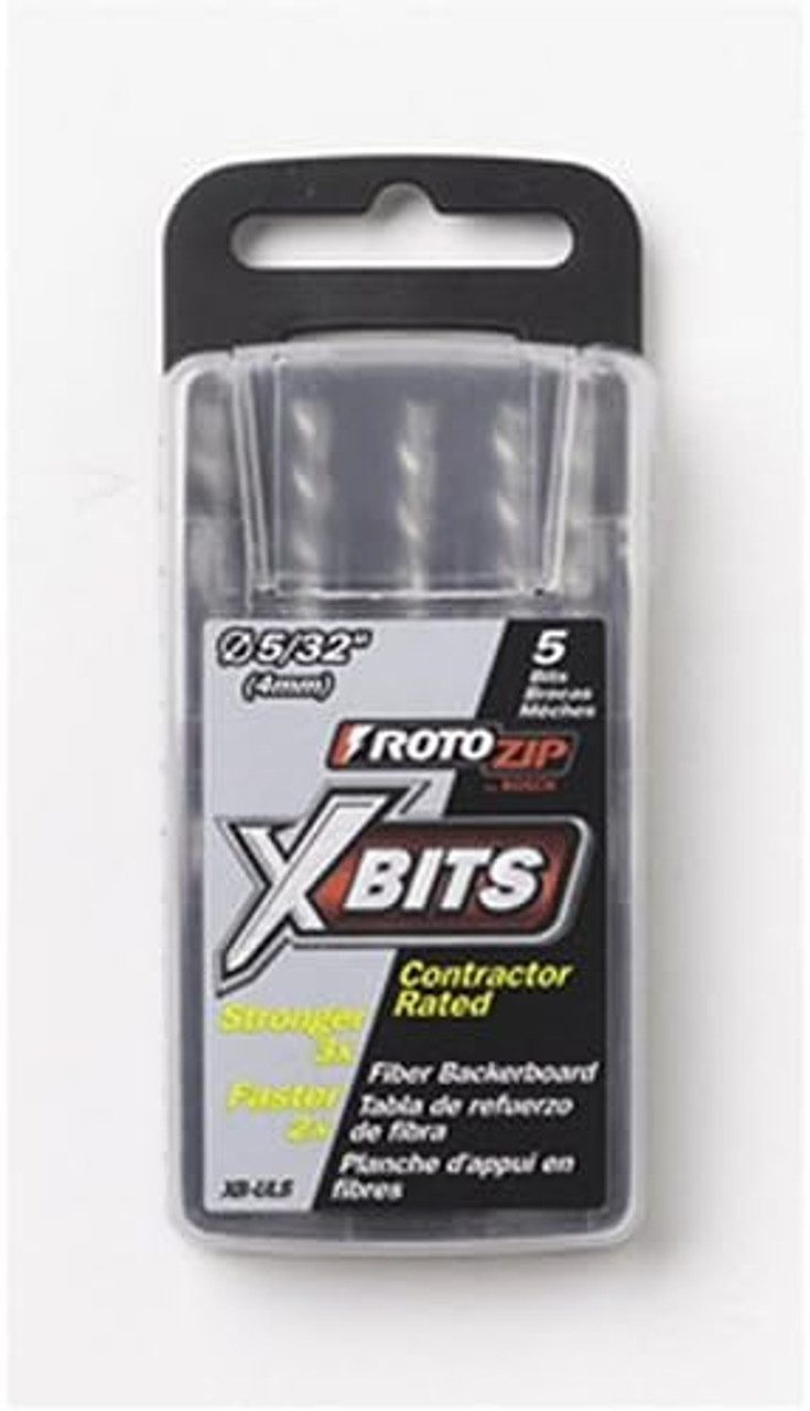 RotoZip XB-UL5 Fiber Backerboard Underlayment X-Bits, 5/32", 5-Pack