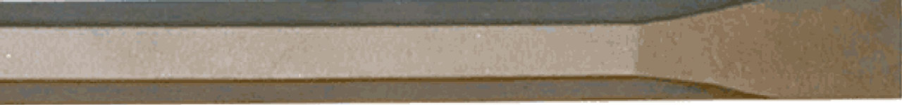 TruCut 13212 CF12 Spline Flat/Cold Hammer Chisel, 1" X 12"