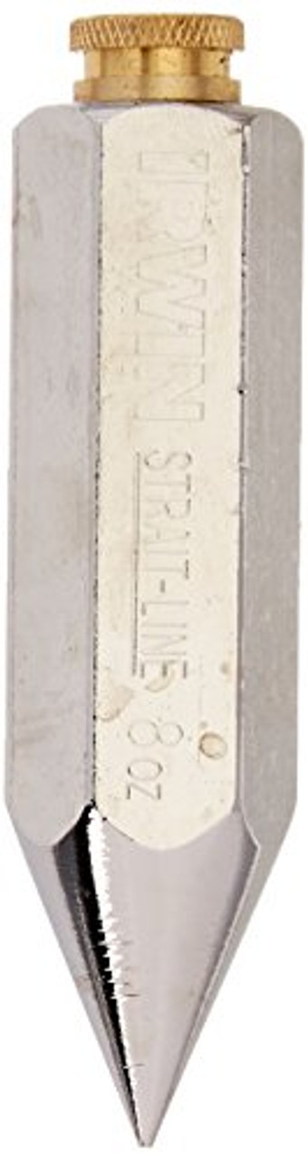 IRWIN Tools Hexagonal Plumb Bob, 8-ounce (13085)