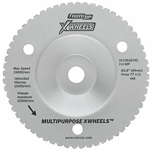 Rotozip XW-MP1 Multipurpose Carbide Cutting Wheel 4"