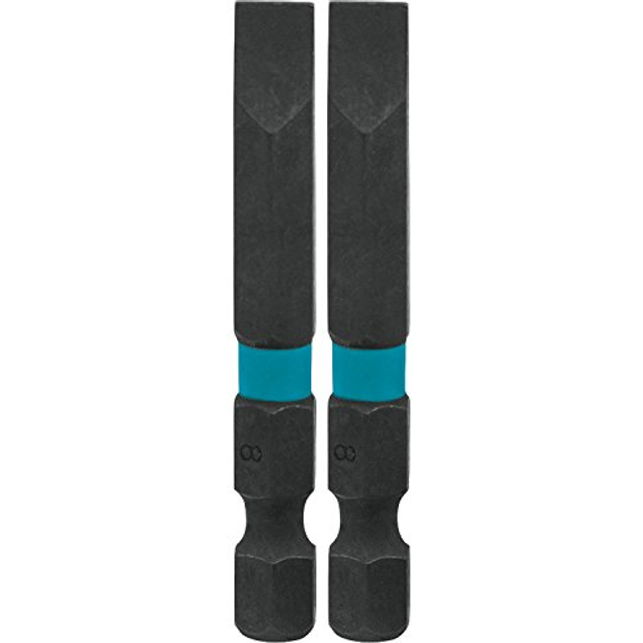 Makita A-96796 ImpactX 2in No.8 Slotted Power Bits 2 Pack