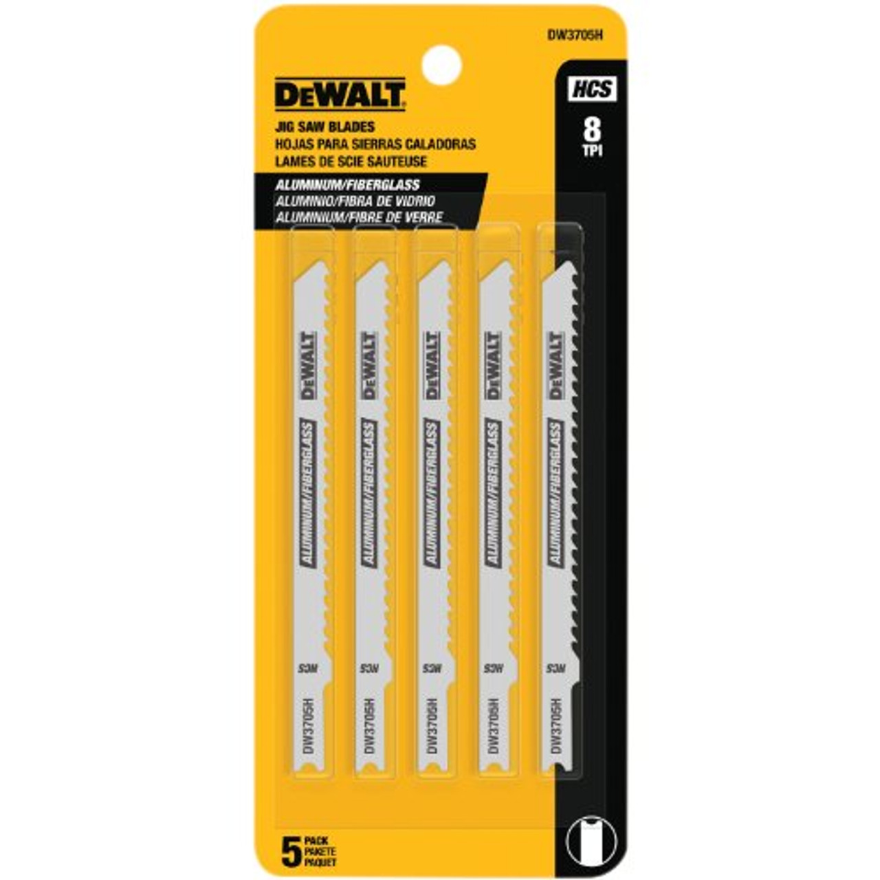 DEWALT DW3705H 4-Inch 8 TPI Fast Clean HCS U-Shank Cut Aluminum and fiberglas...