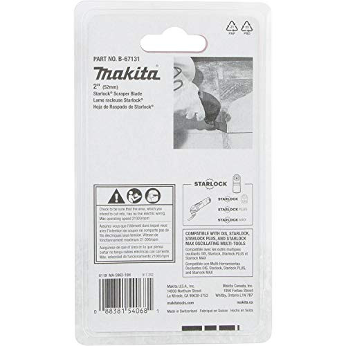 Makita B-67131 2" Starlock Scraper Blade