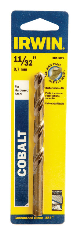 Irwin 63322 11/32in Cobalt Drill Bit