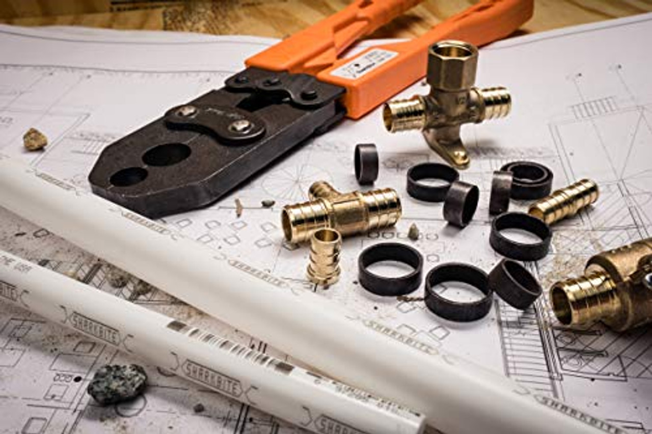 SharkBite 3/4" X 3/4" PB Crimp Polybutylene Adapter, Brass Plumbing Fittings, PEX Pipe, UC4016LFA