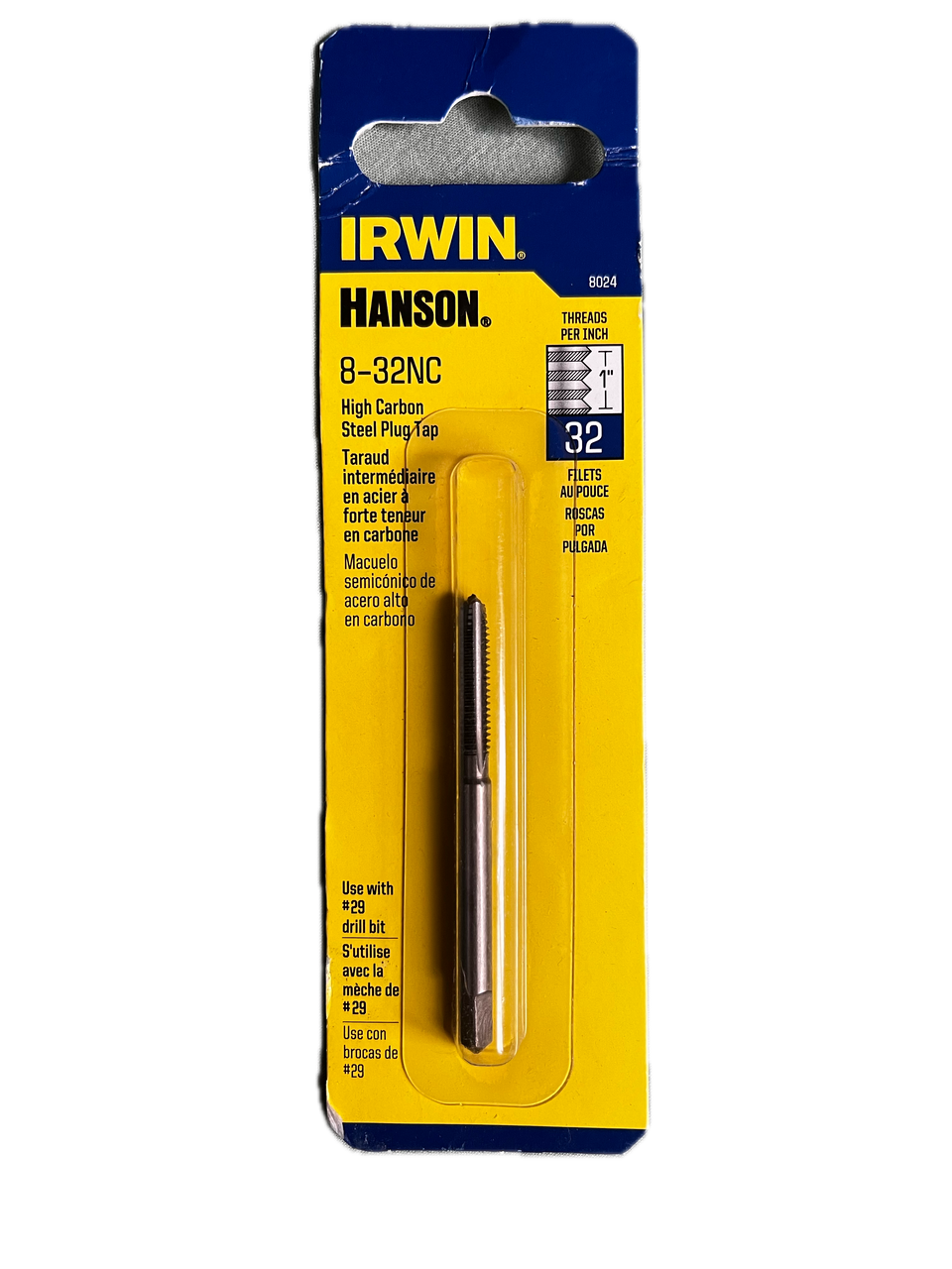 Irwin 8024 8-32 NC Plug Tap