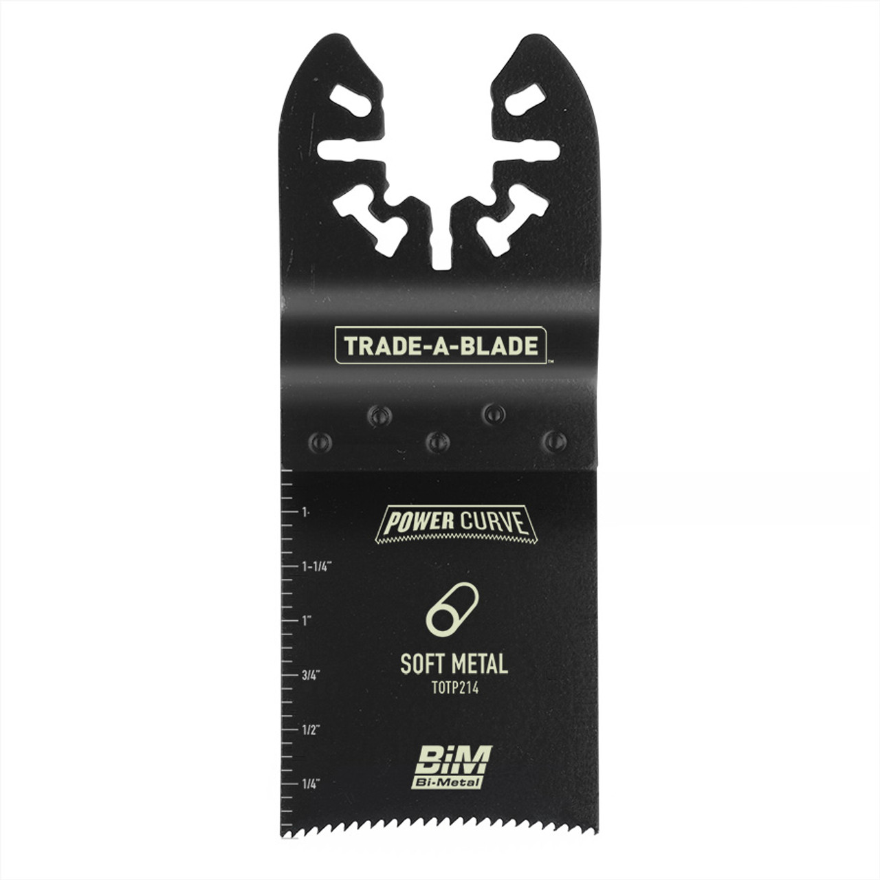 Trade-A-Blade TOTP214 1-1/4" Power Curve Soft Metal Flush Cut Bi-Metal Blade