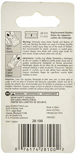 Stanley 28-100 1-3/16" inch High Visibility Mini-Razor Blade Scraper