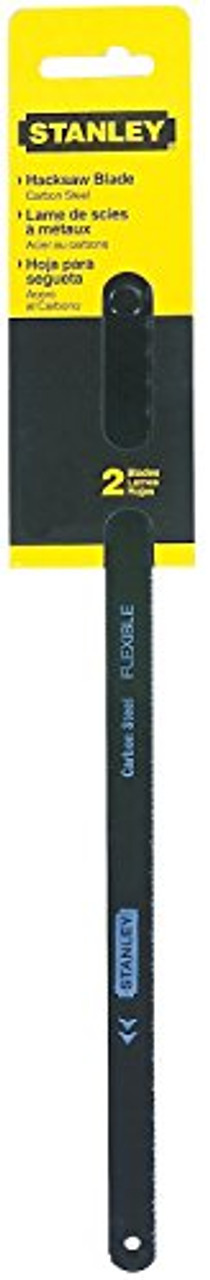 2-Pack Stanley 15-928 12" 18T Carbon Steel Hacksaw Blades