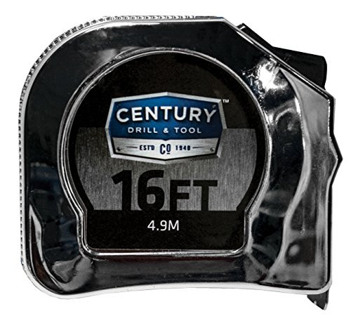 Century Drill & Tool 72808 Classic Series Tape Measure, 16-Foot