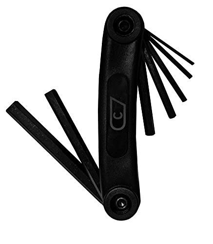 Century Drill & Tool 64306 Hex Key Wrenches Folding Metric Set - 7 Piece