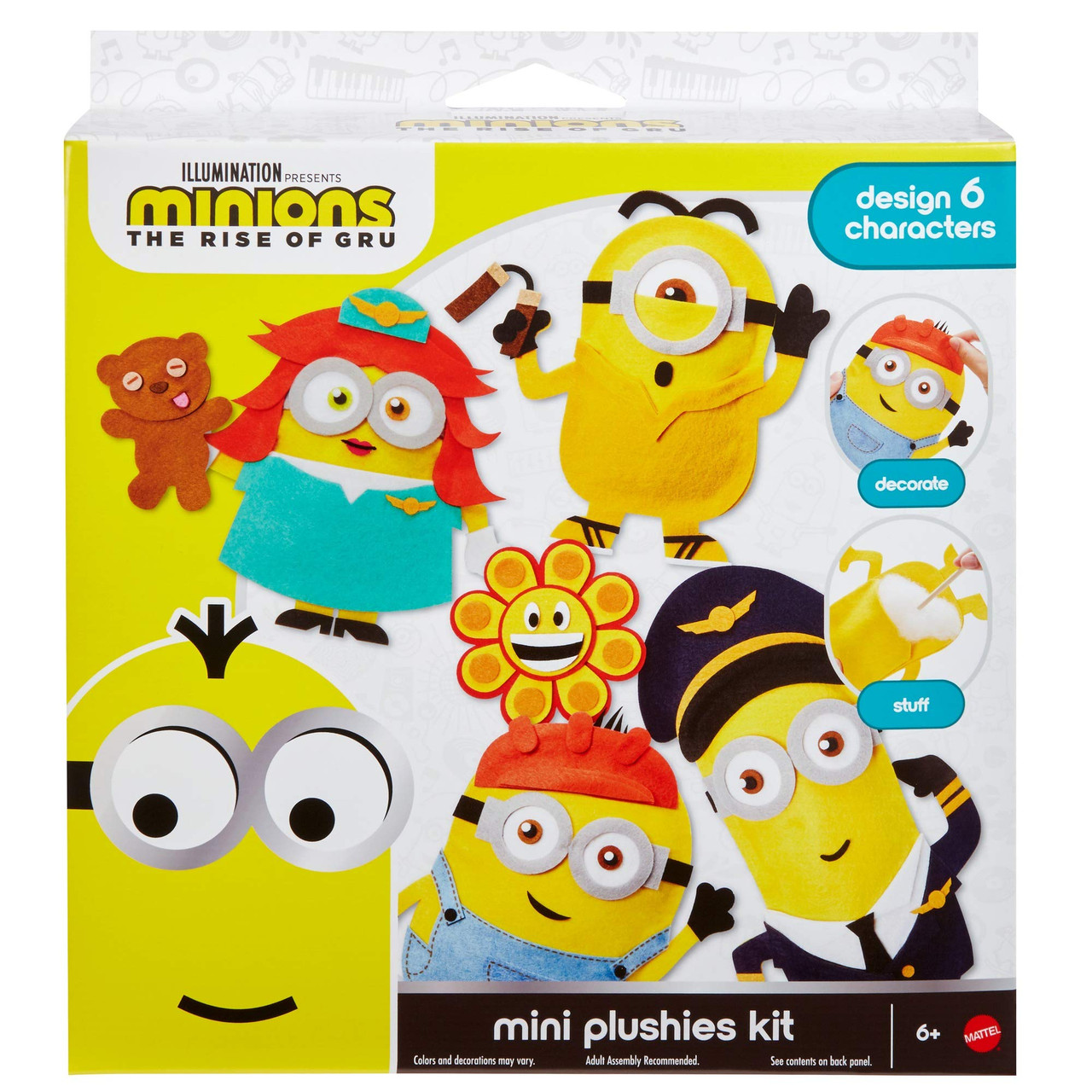 Mattel Minions: The Rise of Gru Mini-Plushies Kit