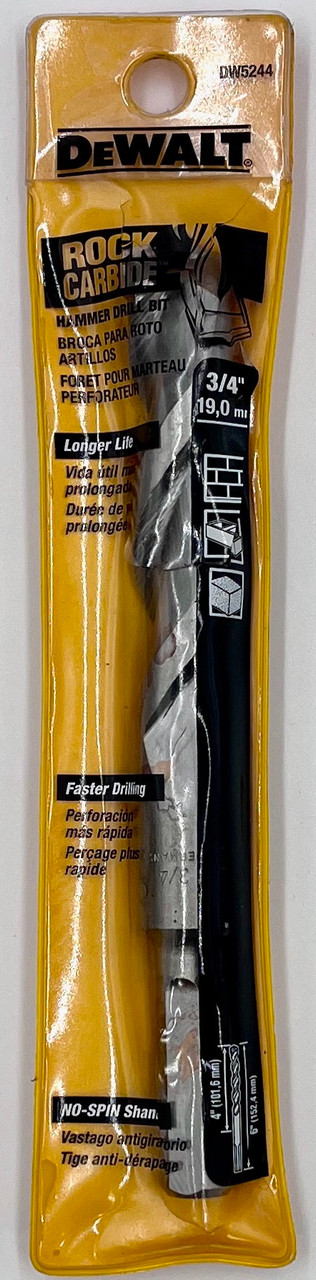 Dewalt DW5244 3/4" x 6" Premium Percusion Masonry Drill Bit