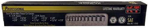 K-T Industries 1-7312 3/8" DR x 12 Pc Socket Set
