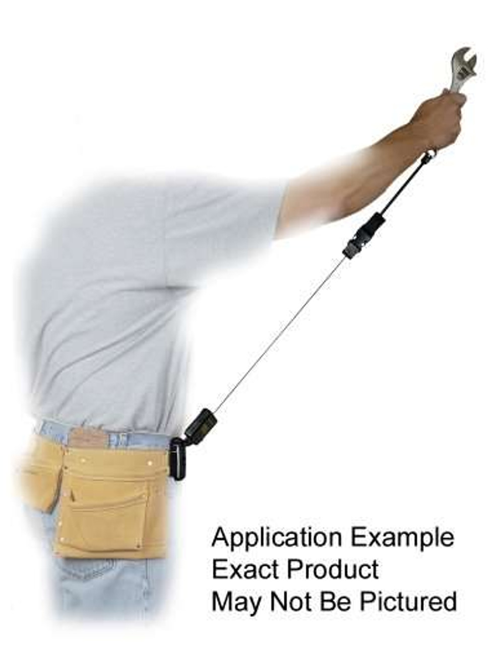 Gear Keeper RT4-5601 16oz. Retractable Tool Lanyard with 2-Axis Rotation Clamp-on Belt Clip, 36" Length, Made in U.S.A.