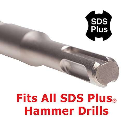 IVY Classic 47308 SDS Plus 1-1/2" x 10" Flat Spade Chisel Bit, Chrome Molybdenum Steel