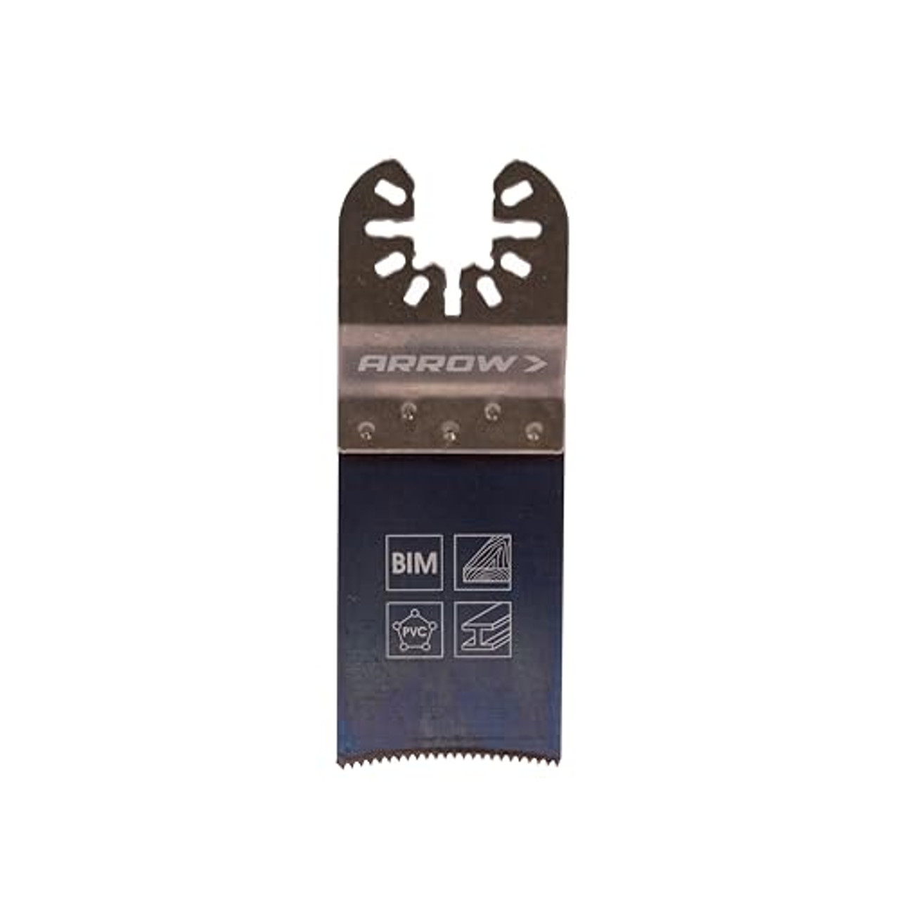 Arrow OSC110-1 Bi-Metal Oscillating Multitool Pipe Cutting Saw Blade, Universal, Fits Most Multitools, Includes Adapter, 1-5/16 Inch