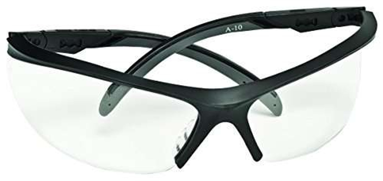 MSA (1-Pair) 10119761 Essential Adjust Protective Eyewear, Transparent Frame, Anti-Fog Coating, Bagged, Clear Lens