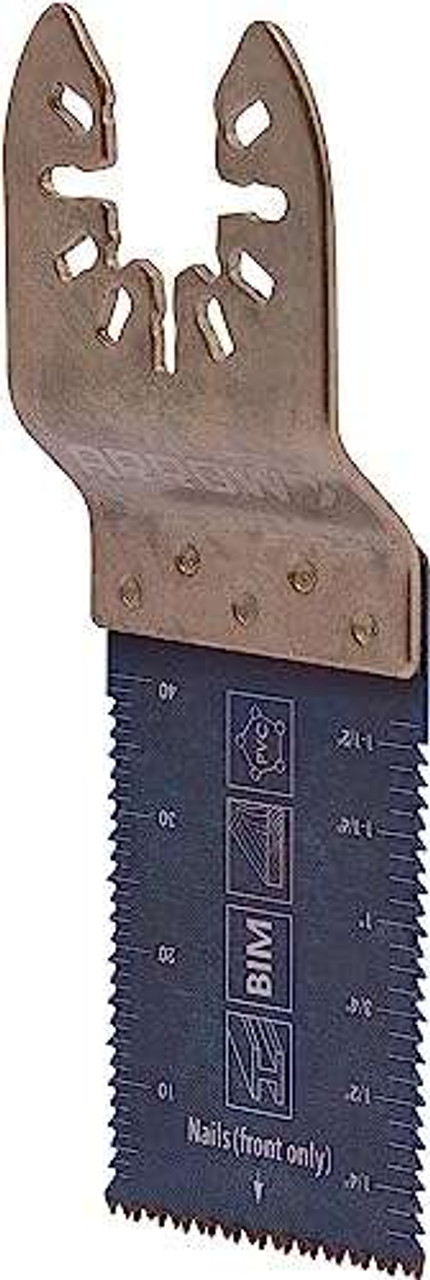 Arrow OSCTRI-1 Bi-Metal Oscillating Tool Sidetooth Plunger Saw Blade for Wood and PVC Pipe, Universal, Fits Most Multitools, Includes Adapter, 1-5/16 Inch