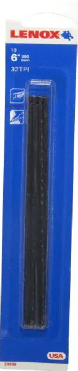 Lenox 10pk. Scroll Saw Blades - 6" x 32 TPI 20906