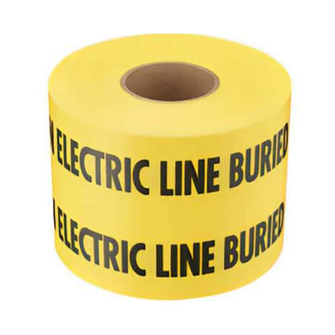 Empire Level 22-205 Shieldtec Standard Stretch Non-Detectable Underground Tape, Caution Electric Line Buried Below, 6" x 1000', Yellow, Made in USA