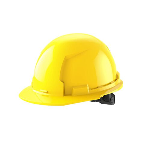 Milwaukee 48-73-1122 Front Brim Yellow Hard Hat w/ 6 Pt Ratcheting Suspension