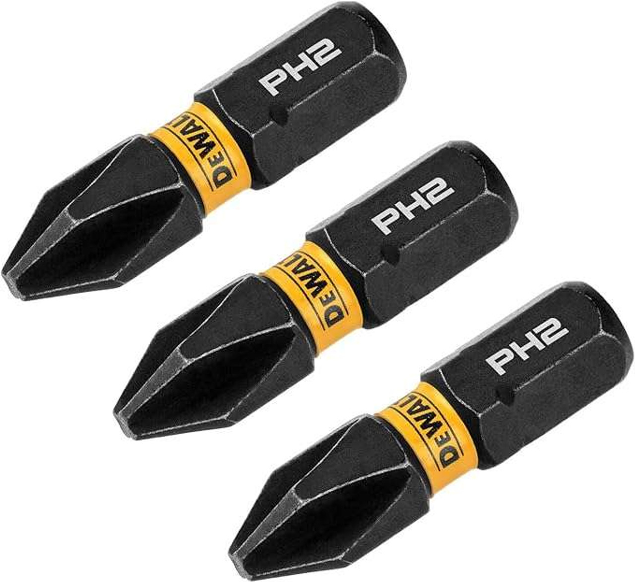 DeWalt DWAF1PH2IR3 1in PH2 Flextorq Bit Tips 3-Pack