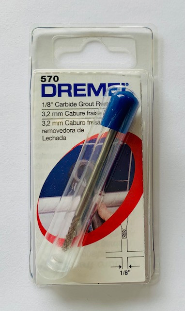 Dremel 570 1/8-Inch Carbide Grout Removal Bit
