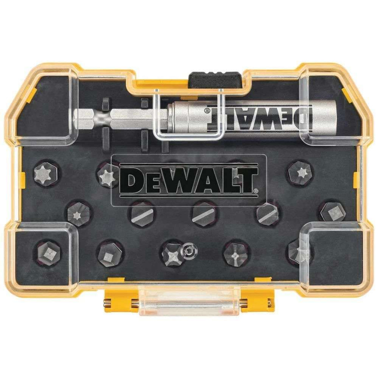 DeWALT MAXFIT 16-PC Screwdriving Bit Set 1" Bit Tips + Impact Rated Drive Guide (DWAMF16)