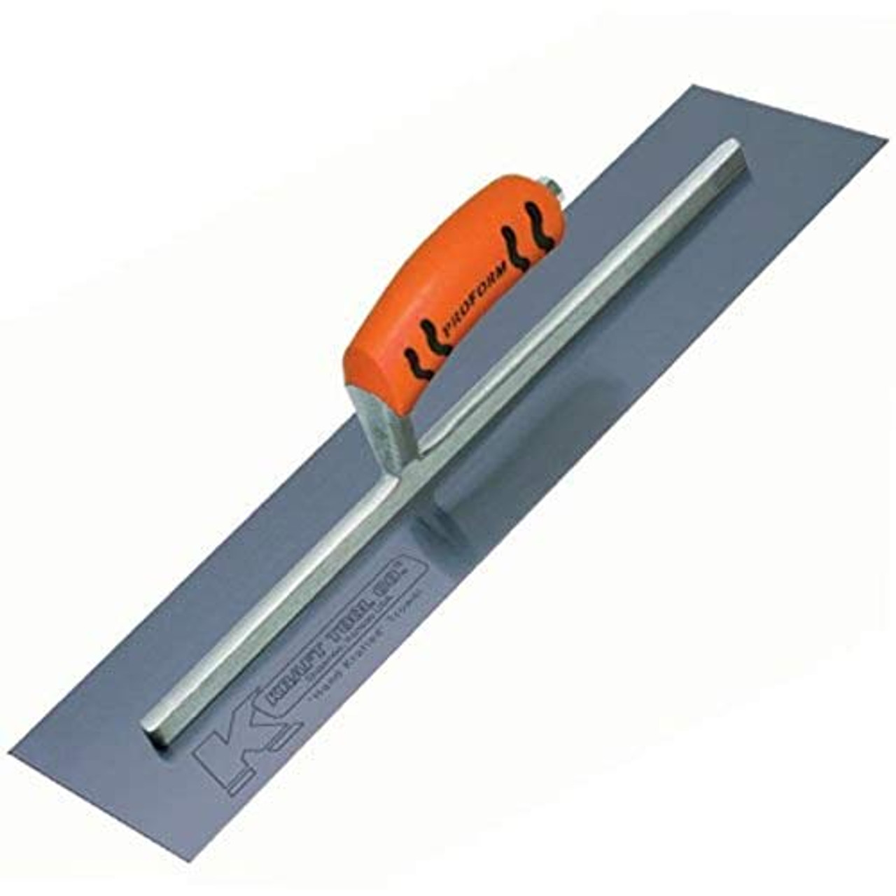 Kraft Tool CF728BPF Blue Steel Cement Trowel with ProForm Handle, 20 x 4-Inch