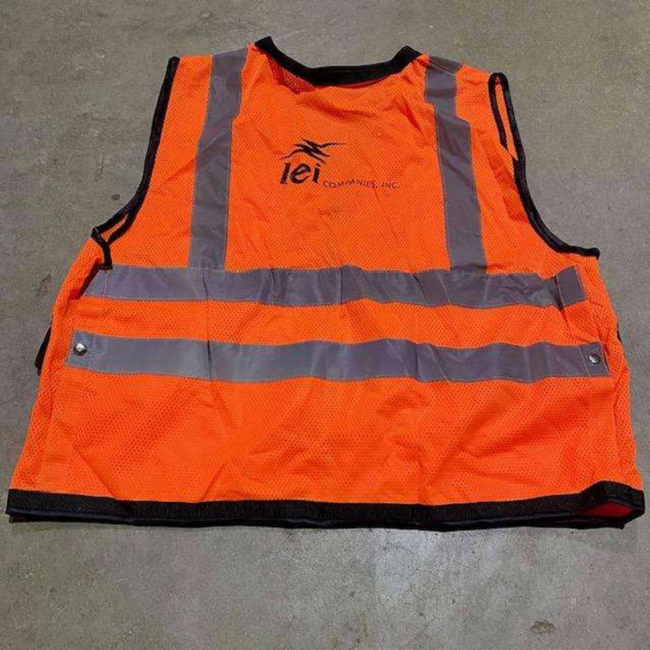 Radians SV59-2Z0D-2X Type R Class 2 Heavy Duty Surveyor Safety Vest, Customized "LEI Companies, Inc." Logo